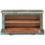 Banco zapatero de madera maciza reciclada de vidaXL, Bancos para recibidores y almacenamiento - Ref: Foro24-244832, Precio: 2...