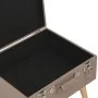 Storage stool 40 cm brown fabric by vidaXL, Benches for halls and storage - Ref: Foro24-247519, Price: 57,09 €, Discount: %