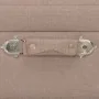 Taburete de almacenamiento 40 cm marrón de tela de vidaXL, Bancos para recibidores y almacenamiento - Ref: Foro24-247519, Pre...