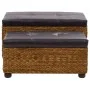 Brown seagrass 2-piece bench set by vidaXL, Benches for halls and storage - Ref: Foro24-246108, Price: 148,84 €, Discount: %