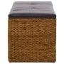 Bank with 2 baskets seagrass 71x40x42 cm brown by vidaXL, Benches for halls and storage - Ref: Foro24-246118, Price: 130,63 €...