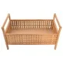 Banco de almacenamiento de madera maciza de nogal 93x49x49 cm de vidaXL, Bancos para recibidores y almacenamiento - Ref: Foro...