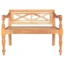 Batavia bench in solid brown mahogany wood 98 cm by vidaXL, Benches for halls and storage - Ref: Foro24-246967, Price: 111,20...