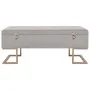 Banco con compartimento 105 cm gris de terciopelo by vidaXL, Benches for halls and storage - Ref: Foro24-247573, Price: 123,7...