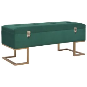 Bank mit Fach 105 cm grüner Samt von vidaXL, Bänke für Hallen und Lager - Ref: Foro24-247570, Preis: 152,40 €, Rabatt: %