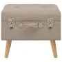 Aufbewahrungshocker 3 Stück beige Stoff von vidaXL, Bänke für Hallen und Lager - Ref: Foro24-247524, Preis: 146,11 €, Rabatt: %