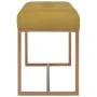 Banco 80 cm terciopelo mostaza de vidaXL, Bancos para recibidores y almacenamiento - Ref: Foro24-247556, Precio: 89,20 €, Des...