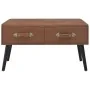 Dark brown synthetic leather bench with drawers 80 cm by vidaXL, Benches for halls and storage - Ref: Foro24-277077, Price: 7...