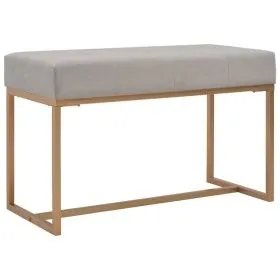 Bank 80 cm grauer Samt von vidaXL, Bänke für Hallen und Lager - Ref: Foro24-247558, Preis: 89,52 €, Rabatt: %