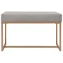 Banco 80 cm terciopelo gris de vidaXL, Bancos para recibidores y almacenamiento - Ref: Foro24-247558, Precio: 89,52 €, Descue...