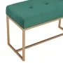 Banco 80 cm terciopelo verde de vidaXL, Bancos para recibidores y almacenamiento - Ref: Foro24-247555, Precio: 93,23 €, Descu...