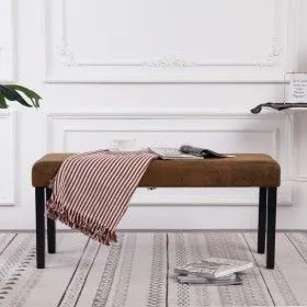 Kunstlederbank 106 cm braun von vidaXL, Bänke für Hallen und Lager - Ref: Foro24-281311, Preis: 96,74 €, Rabatt: %