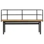 Banco de madera maciza de mango 120x40x70 cm de vidaXL, Bancos para recibidores y almacenamiento - Ref: Foro24-247807, Precio...