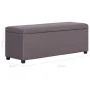 Bank mit Stauraum 116 cm taupefarbenes Polyester von vidaXL, Bänke für Hallen und Lager - Ref: Foro24-281326, Preis: 173,47 €...