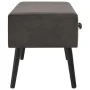 Gray velvet bench with drawers 80 cm by vidaXL, Benches for halls and storage - Ref: Foro24-277080, Price: 74,55 €, Discount: %
