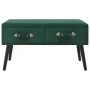 Banco con cajones terciopelo verde 80 cm de vidaXL, Bancos para recibidores y almacenamiento - Ref: Foro24-277081, Precio: 91...