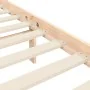 Bed frame with solid wood headboard 160x200 cm by vidaXL, Beds and slatted bases - Ref: Foro24-3193281, Price: 124,93 €, Disc...