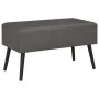 Banco con cajones cuero sintético gris 80 cm by vidaXL, Benches for halls and storage - Ref: Foro24-277078, Price: 74,55 €, D...