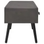 Banco con cajones cuero sintético gris 80 cm by vidaXL, Benches for halls and storage - Ref: Foro24-277078, Price: 74,55 €, D...
