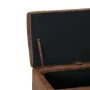 Bench with storage space 116 cm brown synthetic suede by vidaXL, Benches for halls and storage - Ref: Foro24-281315, Price: 1...