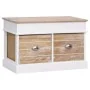Banco de recibidor de madera de Paulownia 70x35x45 cm de vidaXL, Bancos para recibidores y almacenamiento - Ref: Foro24-28407...