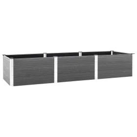 Gray WPC garden bed 300x100x54 cm by vidaXL, Pots and planters - Ref: Foro24-318101, Price: 440,72 €, Discount: %