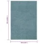 Alfombra de pelo corto azul 160x230 cm de vidaXL, Alfombras - Ref: Foro24-340349, Precio: 78,12 €, Descuento: %
