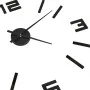 Reloj 3D de pared con diseño moderno negro 100 cm XXL de vidaXL, Relojes de pared - Ref: Foro24-325156, Precio: 33,11 €, Desc...