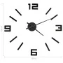 Reloj 3D de pared con diseño moderno negro 100 cm XXL de vidaXL, Relojes de pared - Ref: Foro24-325156, Precio: 33,11 €, Desc...