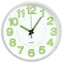 Reloj de pared luminoso blanco 30 cm de vidaXL, Relojes de pared - Ref: Foro24-325167, Precio: 43,04 €, Descuento: %