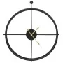 Reloj de pared de hierro negro 52 cm de vidaXL, Relojes de pared - Ref: Foro24-325171, Precio: 48,16 €, Descuento: %