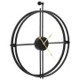 Reloj de pared de hierro negro 52 cm de vidaXL, Relojes de pared - Ref: Foro24-325171, Precio: 48,16 €, Descuento: %