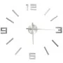 Reloj 3D de pared con diseño moderno plateado 100 cm XXL de vidaXL, Relojes de pared - Ref: Foro24-325158, Precio: 19,40 €, D...