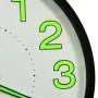 Reloj de pared luminoso negro 30 cm de vidaXL, Relojes de pared - Ref: Foro24-325166, Precio: 42,80 €, Descuento: %
