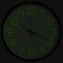 Reloj de pared luminoso negro 30 cm de vidaXL, Relojes de pared - Ref: Foro24-325166, Precio: 42,80 €, Descuento: %