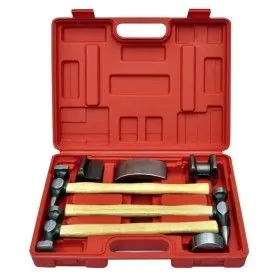 Martillos y tases para reparación de abolladuras coche 7 piezas de vidaXL, Martillos - Ref: Foro24-140159, Precio: 52,76 €, D...