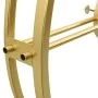 Reloj de pared de hierro dorado 52 cm de vidaXL, Relojes de pared - Ref: Foro24-325170, Precio: 46,39 €, Descuento: %