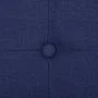 Banco de almacenamiento plegable lino sintético azul de vidaXL, Bancos para recibidores y almacenamiento - Ref: Foro24-338795...