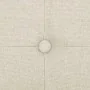 Banco de almacenamiento plegable lino sintético crema blanco de vidaXL, Bancos para recibidores y almacenamiento - Ref: Foro2...