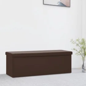 Faltbarer brauner PVC-Speicherbank von vidaXL, Bänke für Hallen und Lager - Ref: Foro24-338798, Preis: 59,51 €, Rabatt: %