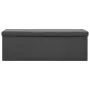 Banco con almacenaje plegable gris PVC de vidaXL, Bancos para recibidores y almacenamiento - Ref: Foro24-338799, Precio: 59,9...