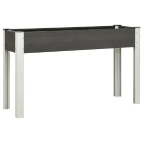 Arriate de jardín WPC gris 120x40x75 cm de vidaXL, Maceteros y jardineras - Ref: Foro24-362566, Precio: 129,86 €, Descuento: %