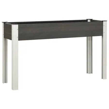 Arriate de jardín WPC gris 120x40x75 cm de vidaXL, Maceteros y jardineras - Ref: Foro24-362566, Precio: 129,86 €, Descuento: %