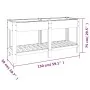 Arriate de jardín con estante WPC gris 150x50x75 cm de vidaXL, Maceteros y jardineras - Ref: Foro24-362571, Precio: 135,33 €,...