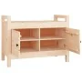 Flurbank aus massivem Kiefernholz, 80 x 40 x 60 cm von vidaXL, Bänke für Hallen und Lager - Ref: Foro24-821779, Preis: 81,52 ...