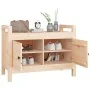 Flurbank aus massivem Kiefernholz, 80 x 40 x 60 cm von vidaXL, Bänke für Hallen und Lager - Ref: Foro24-821779, Preis: 81,52 ...