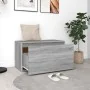 Bank Flur graues Sonoma Sperrholz 80x40x45 cm von vidaXL, Bänke für Hallen und Lager - Ref: Foro24-816048, Preis: 57,54 €, Ra...