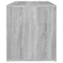 Banco pasillo madera contrachapada gris Sonoma 80x40x45 cm de vidaXL, Bancos para recibidores y almacenamiento - Ref: Foro24-...