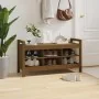 Flurbank aus massivem Kiefernholz honigbraun 110x40x60 cm von vidaXL, Bänke für Hallen und Lager - Ref: Foro24-821792, Preis:...