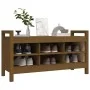Flurbank aus massivem Kiefernholz honigbraun 110x40x60 cm von vidaXL, Bänke für Hallen und Lager - Ref: Foro24-821792, Preis:...